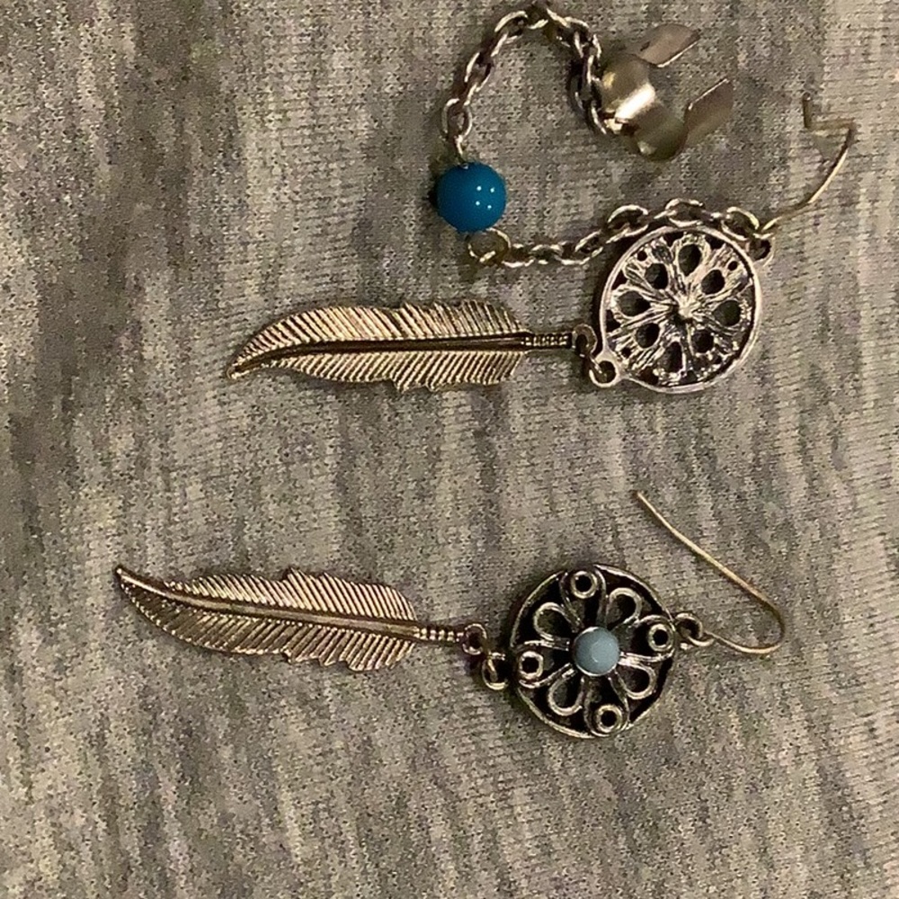 👻Dream Catcher Earrings and Ear Cuff👻